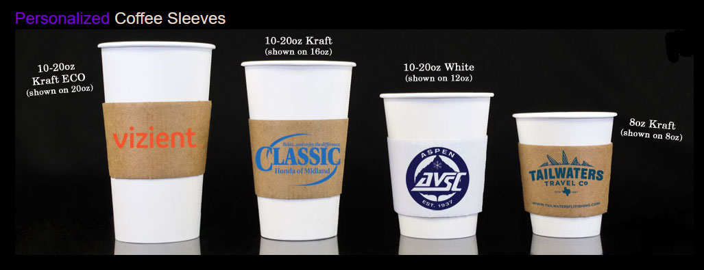 Personalized Coffee Cup Sleeves